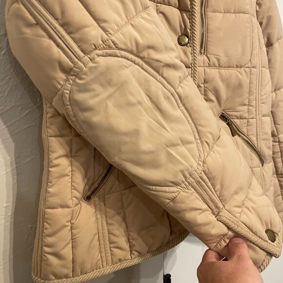 Lauren Ralph Lauren Tan Quilted Jacket – Women’s Size S/P- Brand New Condition - Picture 6 of 7